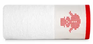 ArtFir Vianočná osuška NOEL 01 | biela 70 x 140 cm