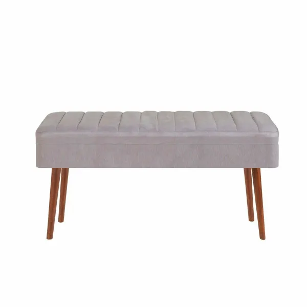 Lavica Vina 0701 - 2 - Walnut, Grey
