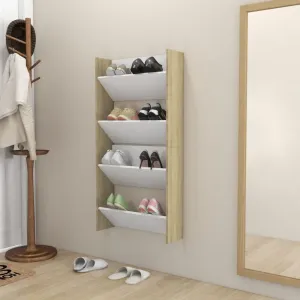 Nástenný botník 2 ks DTD Dekorhome