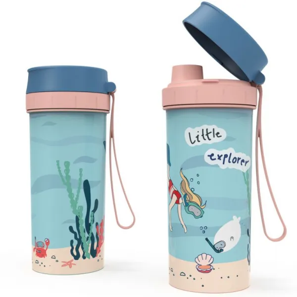 Fľaša 0,4 l KIDS - ružová