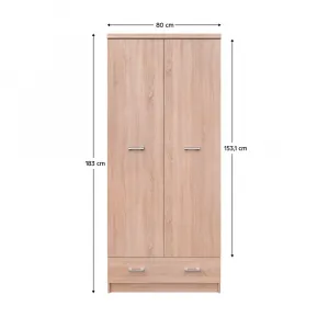 Vešiaková skriňa TOPTY 2D1S Tempo Kondela