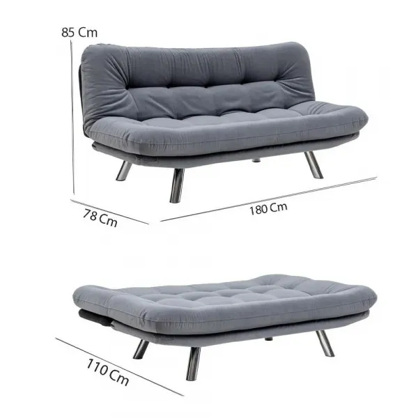 Trojmiestna rozkladacia pohovka Misa Small Sofabed - Patchwork