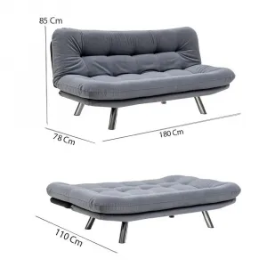 Trojmiestna rozkladacia pohovka Misa Small Sofabed - Patchwork