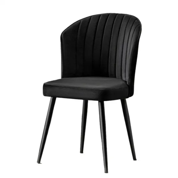 Sada jedálenských stoličiek Rubi Black, 4 ks
