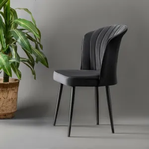 Sada jedálenských stoličiek Rubi Black, 4 ks