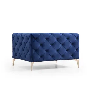 Kreslo Como Navy Blue