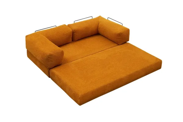 Trojmiestna pohovka Comfort - Orange