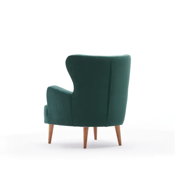 Kreslo ušiak Karina - Petrol Green