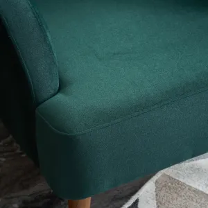Kreslo ušiak Karina - Petrol Green