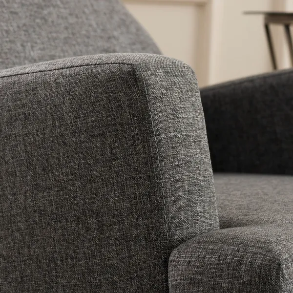 Kreslo ušiak Kana Bergere - Dark Grey