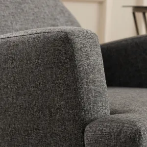 Kreslo ušiak Kana Bergere - Dark Grey