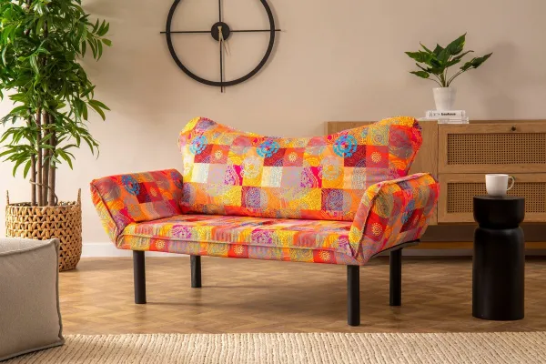 Dvojmiestna rozkladacia pohovka Chatto - Patchwork