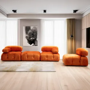 Taburet Bubble Pouffe Orange