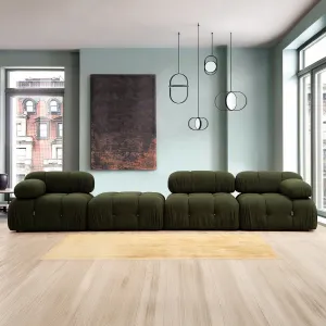 Taburetka Bubble Pouffe - Green