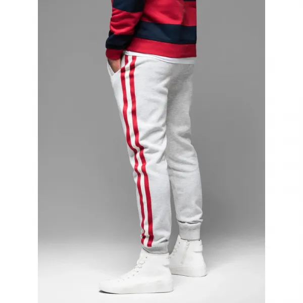 Pánske tepláky OMBRE Pants OM-PASK-0258 V-1ight greyelange
