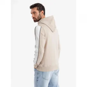 Pánsky sveter OMBRE Sweatshirt OM-SSNZ-0225 V-2 beige