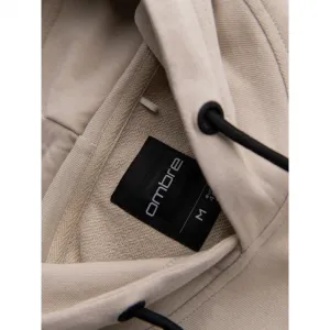 Pánsky sveter OMBRE Sweatshirt OM-SSNZ-0225 V-2 beige