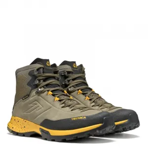 Pánska členková turistická celokožená obuv TECNICA Forge Hike MID GTX Ms, dark olive yellow