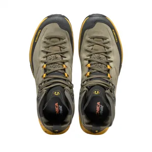 Pánska členková turistická celokožená obuv TECNICA Forge Hike MID GTX Ms, dark olive yellow