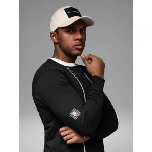 Pánsky sveter OMBRE Sweatshirt OM-SSNZ-0187 V-1 black