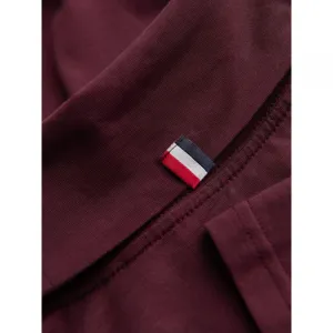 Pánske tričko s dlhým rukávom OMBRE Longsleeve OM-LSCL-0130 V-6 burgundy