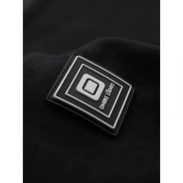 Pánsky sveter OMBRE Sweatshirt OM-SSNZ-0187 V-1 black