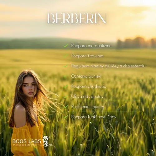 Berberin Organic BOOS LABS 120cps