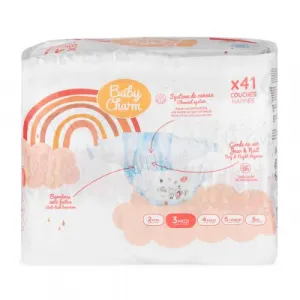 Detské plienky Super Dry Flex Midi  4-9 kg  BabyCharm 41ks