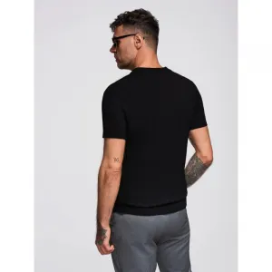 Pánske polo tričko s krátkym rukávom OMBRE T-shirt OM-POSS-0158 V-2 black