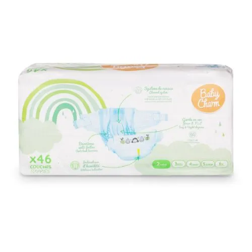 Detské plienky Super Dry Flex Mini 3-6 kg  BabyCharm 46ks