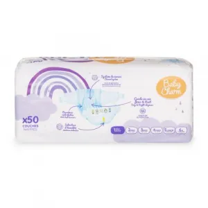 Detské plienky Super Dry Flex Newborn 2-5 kg BabyCharm 50ks
