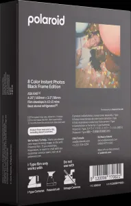Polaroid Color film I-Type Black Frame Edition