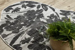 Koberec ORGANIC 2735 krémový / čierny / naturálny