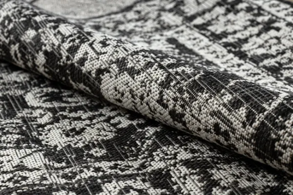 Koberec ORGANIC 2762 čierny / krémový