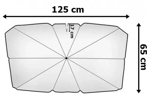 Slnečník do auta HELIOS