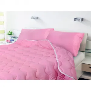 JAKS Celosezónny antialergický paplón + 2 vankúše ružový Rozmer paplóna: 140 x 200 cm
