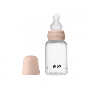 Dojčenská fľaša BIBS – plastová, silikónový cumlík, Blush, 150 ml