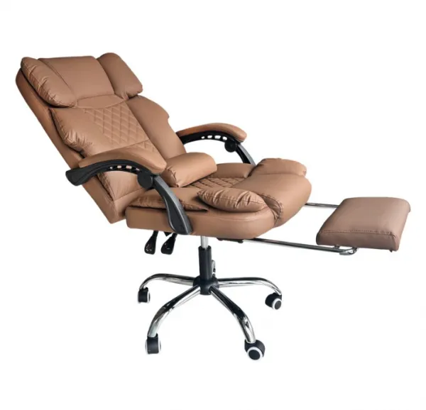 JAKS Kancelárske kreslo hnedé eko koža Master