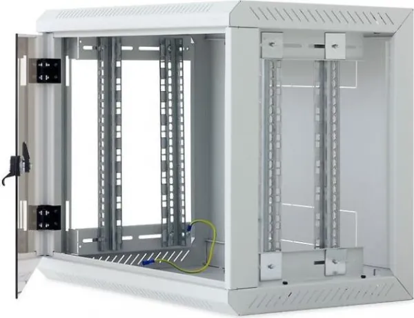 19" jednodielny rack TRITON 9U/600 mm, odnímateľné bočné kryty