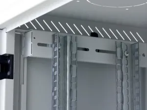 19" jednodielny rack TRITON 9U/600 mm, odnímateľné bočné kryty