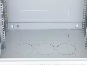 19" jednodielny rack TRITON 9U/600 mm, odnímateľné bočné kryty