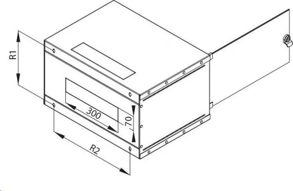 19" jednodielny rack TRITON 9U/400 mm - FLAT PACK