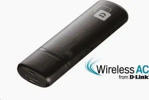 Bezdrôtový dvojpásmový USB adaptér D-Link DWA-182 AC
