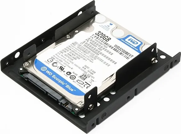 AXAGON RHD-225, kovový rám pre 2x 2.5" HDD/SSD do 3.5" poloha, montáž ventilátora