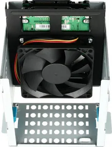 AXAGON RHD-225, kovový rám pre 2x 2.5" HDD/SSD do 3.5" poloha, montáž ventilátora