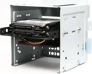 AXAGON RHD-225, kovový rám pre 2x 2.5" HDD/SSD do 3.5" poloha, montáž ventilátora