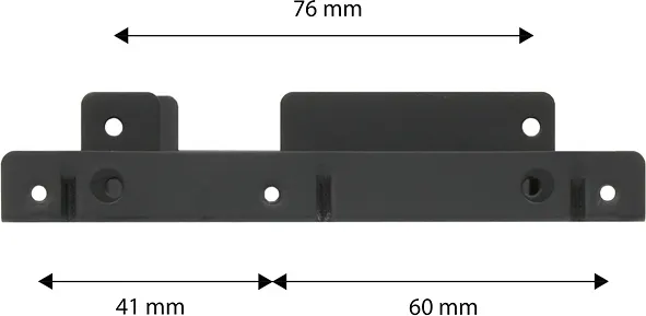 AXAGON RHD-225, kovový rám pre 2x 2.5" HDD/SSD do 3.5" poloha, montáž ventilátora