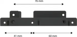 AXAGON RHD-225, kovový rám pre 2x 2.5" HDD/SSD do 3.5" poloha, montáž ventilátora
