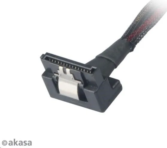 AKASA Napájací rozbočovací kábel SATA AKASA, 15 cm