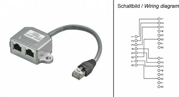 PremiumCord Modulárny RJ45 2 porty 10/100Base T